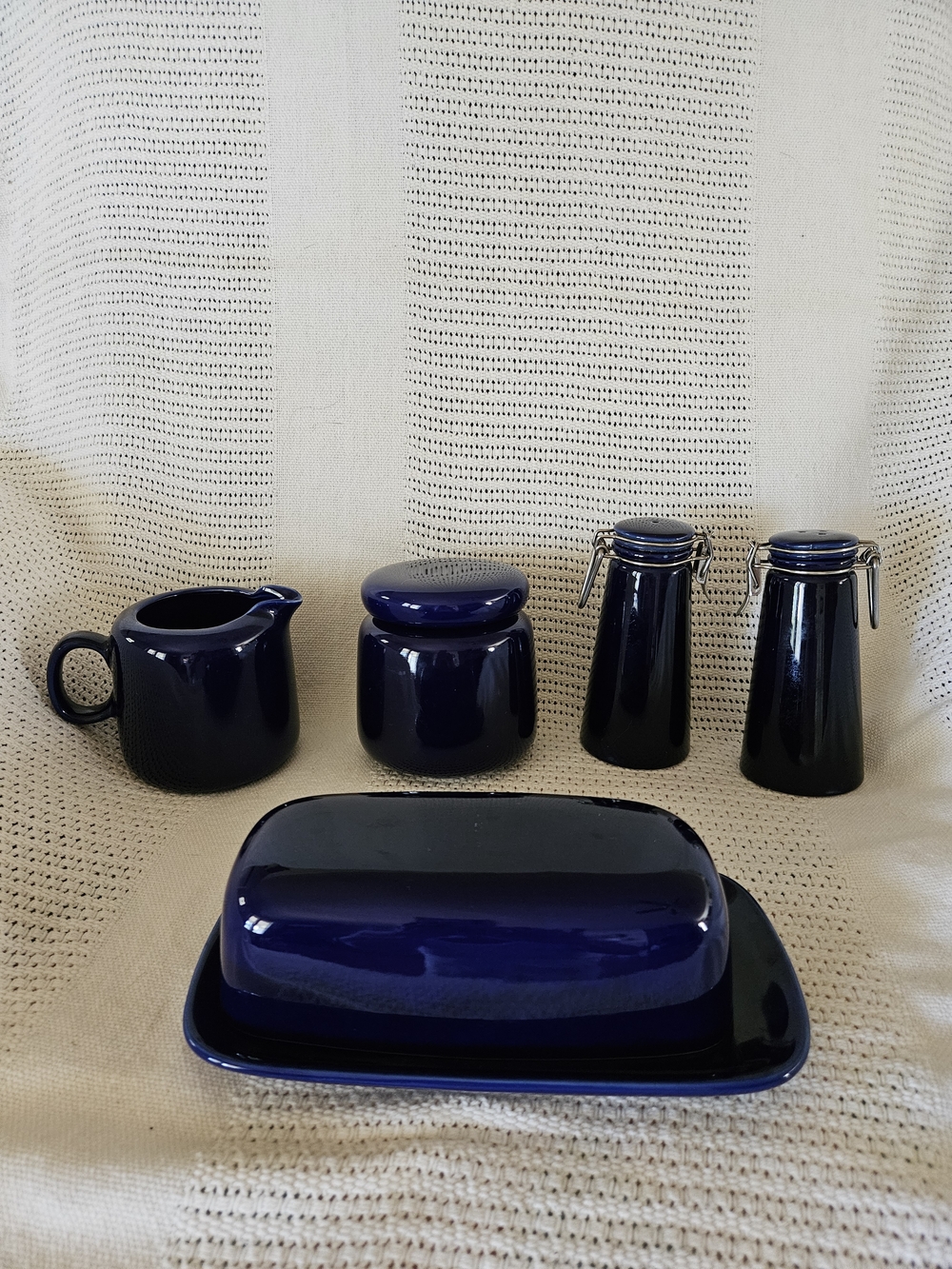 Dark Blue Ceramic Set